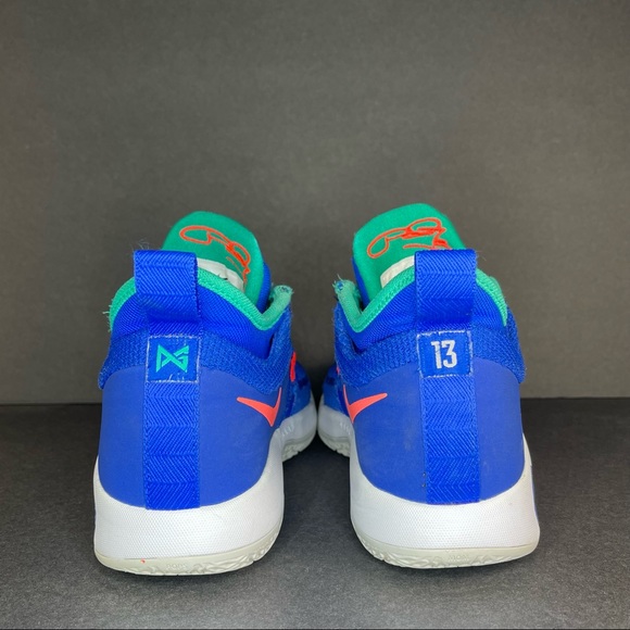 Nike PG 2.5 Racer Blue Paul George Fortnite Basketball‎ Youth Sz 5.5y BQ9457-401 - Picture 4 of 9